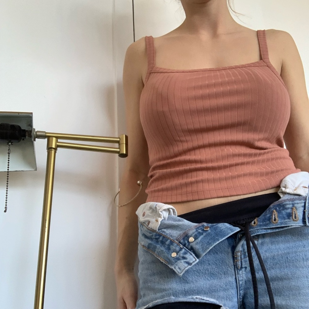 Ribbed tank top